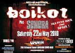Cartel del concierto de Boikot en Londres