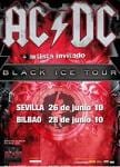 Cartel de la gira de AC/DC por España