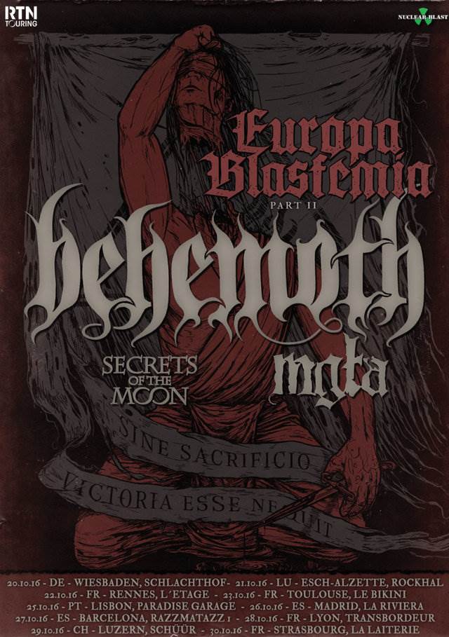 Behemoth + Mgla + Secrets Of The Moon