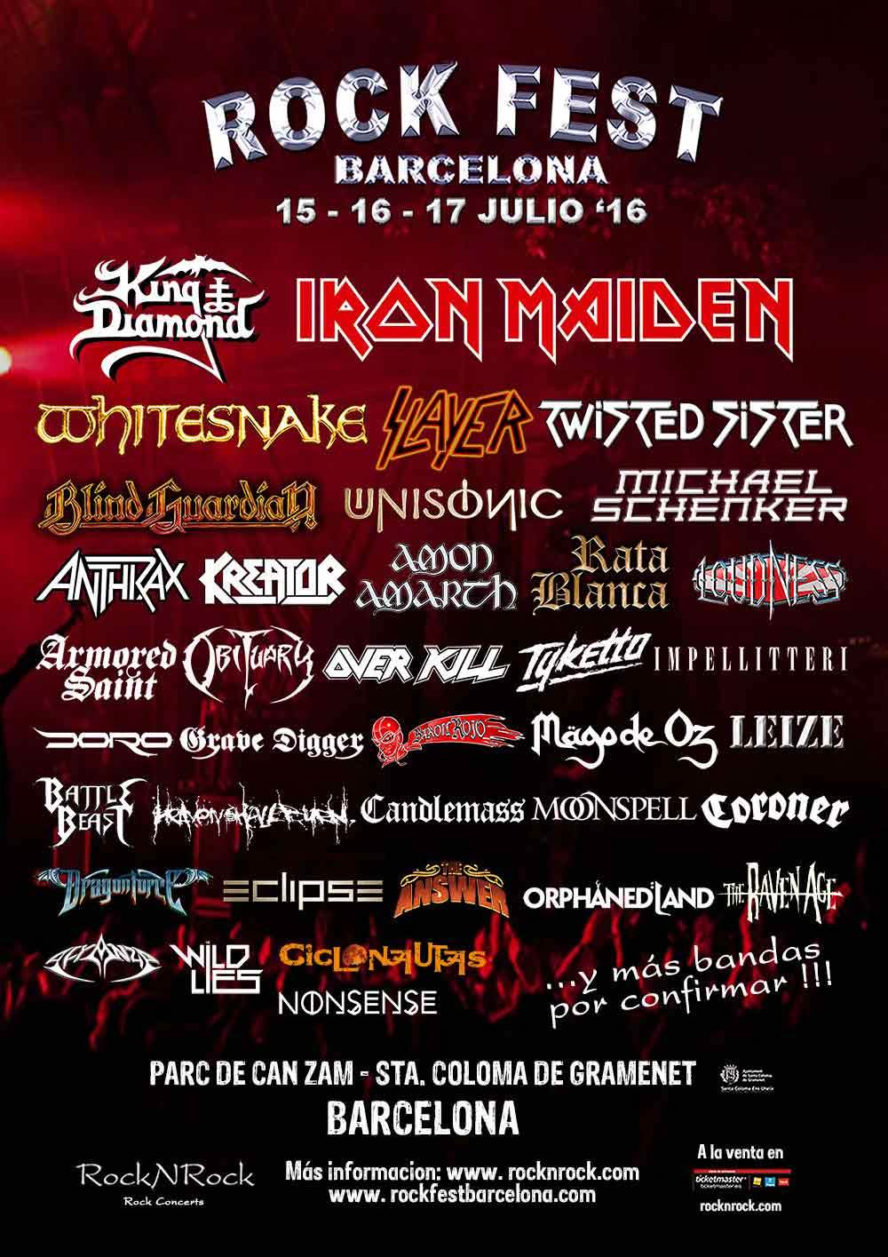 Rock Fest BCN 2016 – MetalBizarre.com