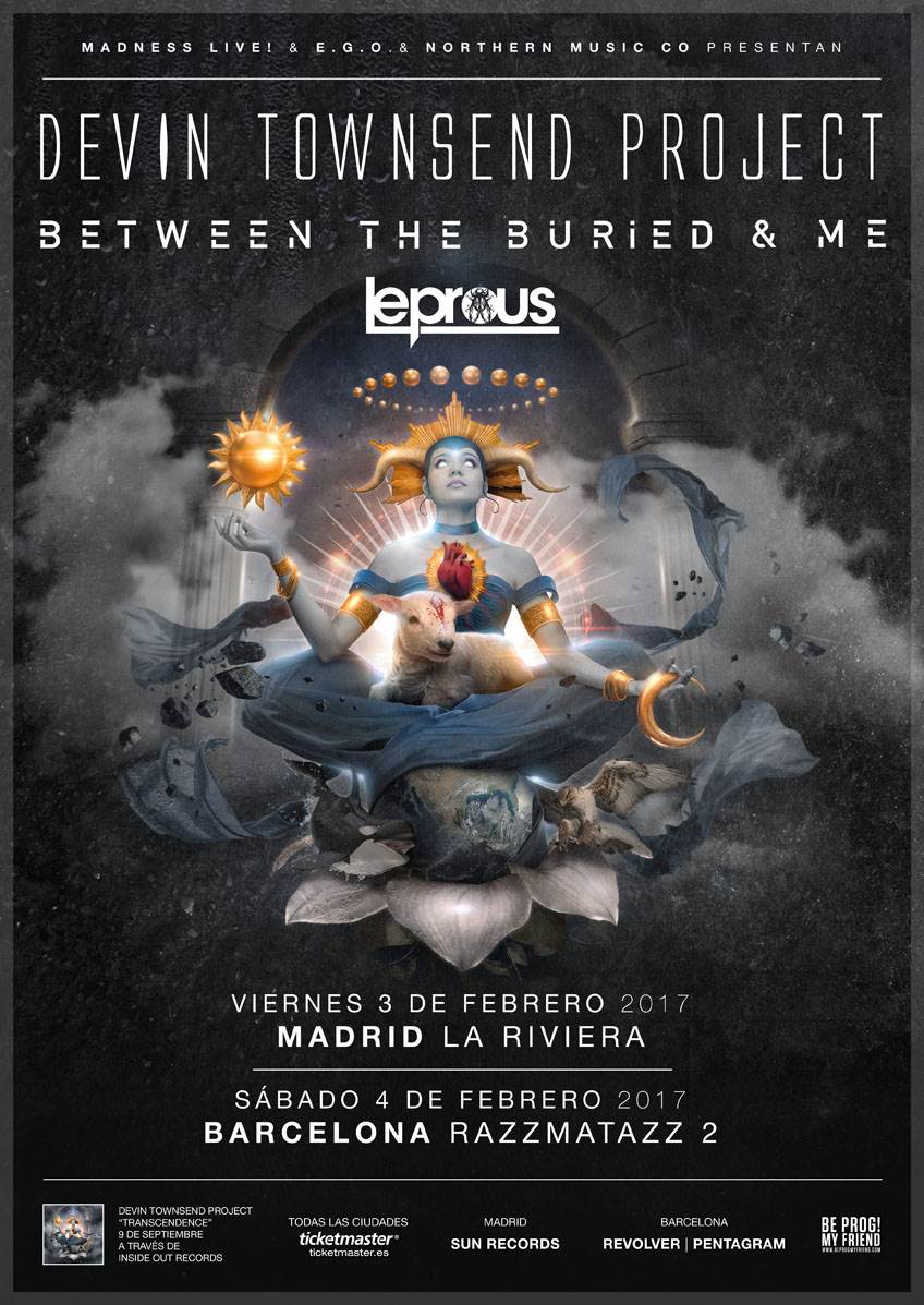 Devin Townsend + Between Buried And Me + Leprous