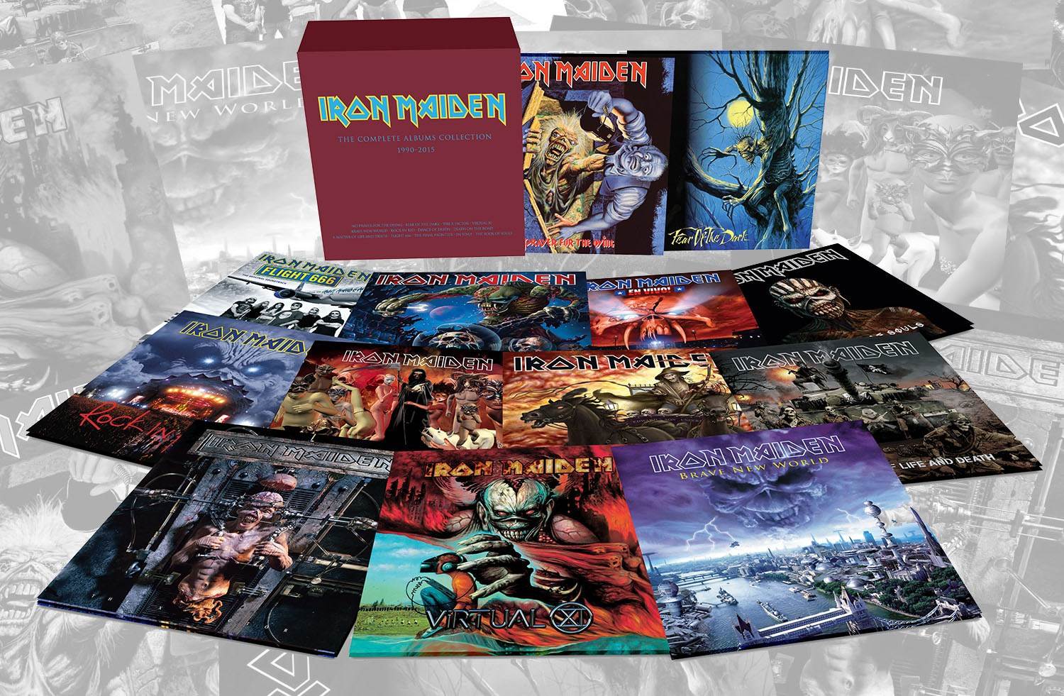 Iron Maiden - Reedición vinilos 1990-2015