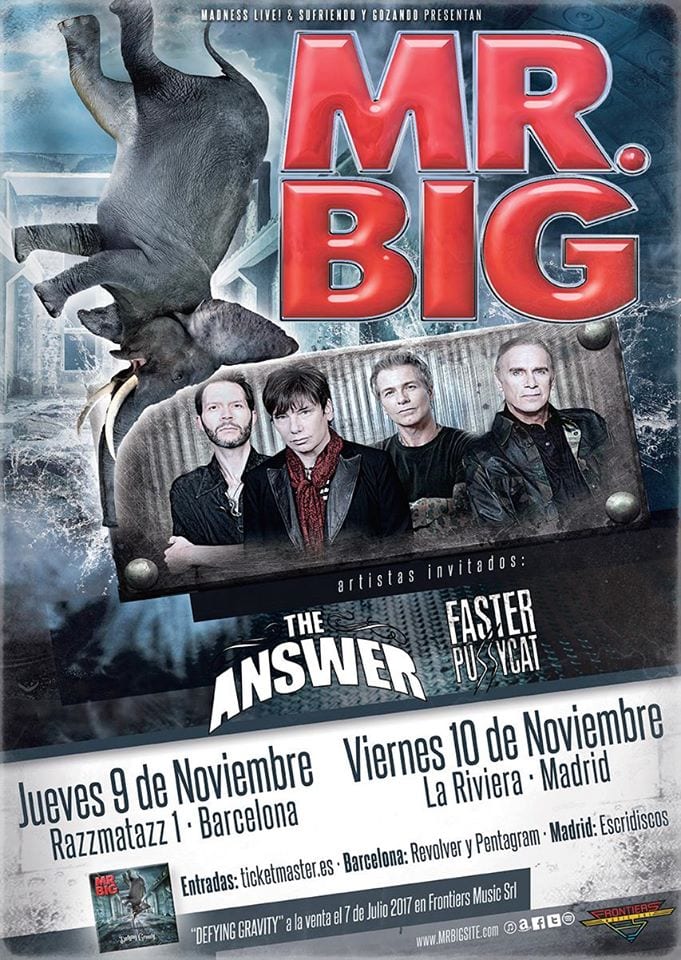 Mr. Big + The Answer + Faster Pussycat