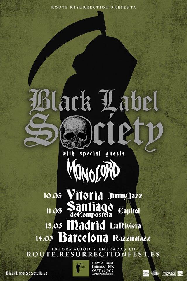 Black Label Society + Monolord