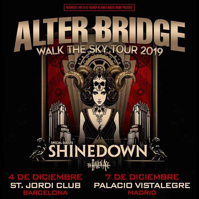 Alter Bridge + Shinedown + The Raven Age