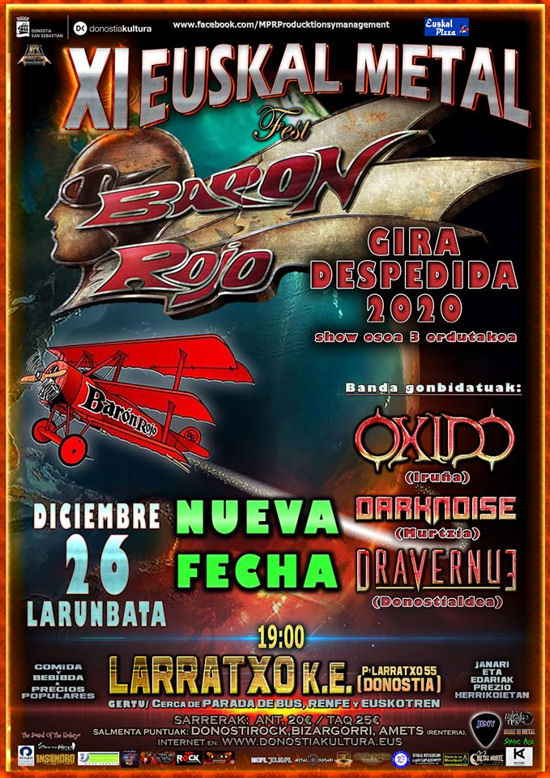 Euskal Metal Fest 2020 (CANCELADO)