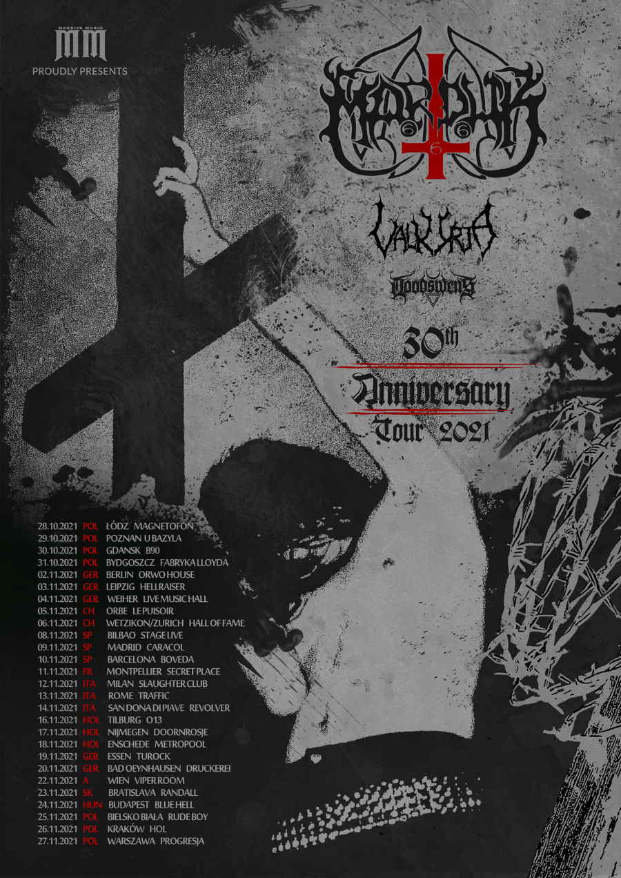 Marduk, anuncian gira europea con tres fechas en España