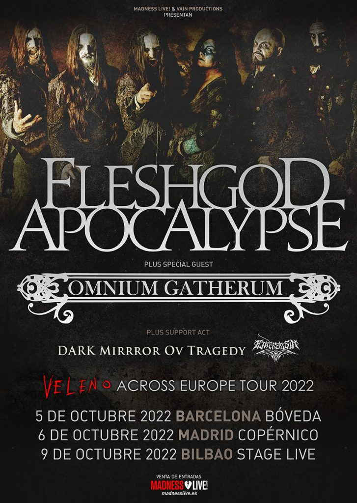 Fleshgod Apocalypse + Omnium Gatherum + Dark Mirror Ov Tragedy + Ethereal Sin