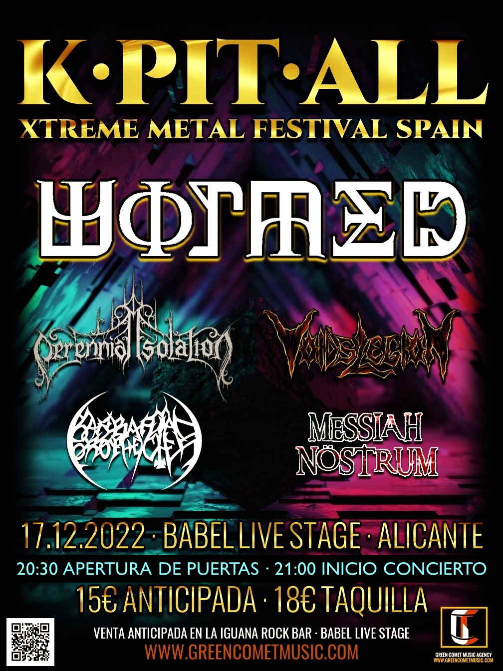 K Pit All Fest 2022, nuevo festival de metal extremo en Alicante
