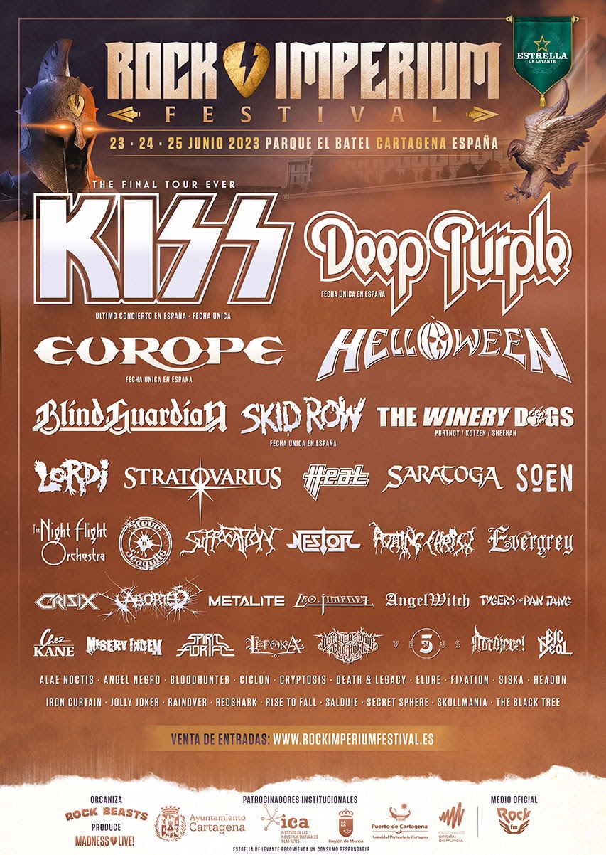 Rock Imperium Festival 2023, confirman a KISS entre otros
