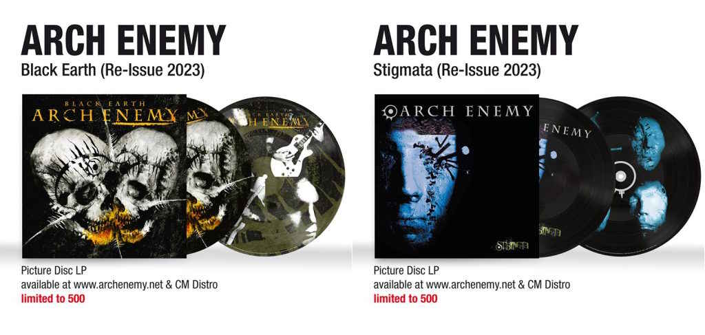 Arch Enemy - Reeciones de "Black Earth" y "Stigmata"