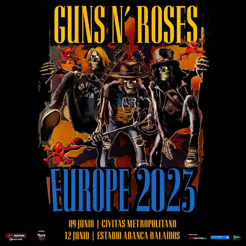 Guns N’ Roses, dos semanas para sus conciertos en España