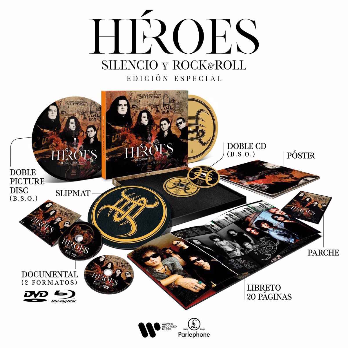 Héroes del Silencio editan un cofre con su documental y sus grandes éxitos  - Muzikalia