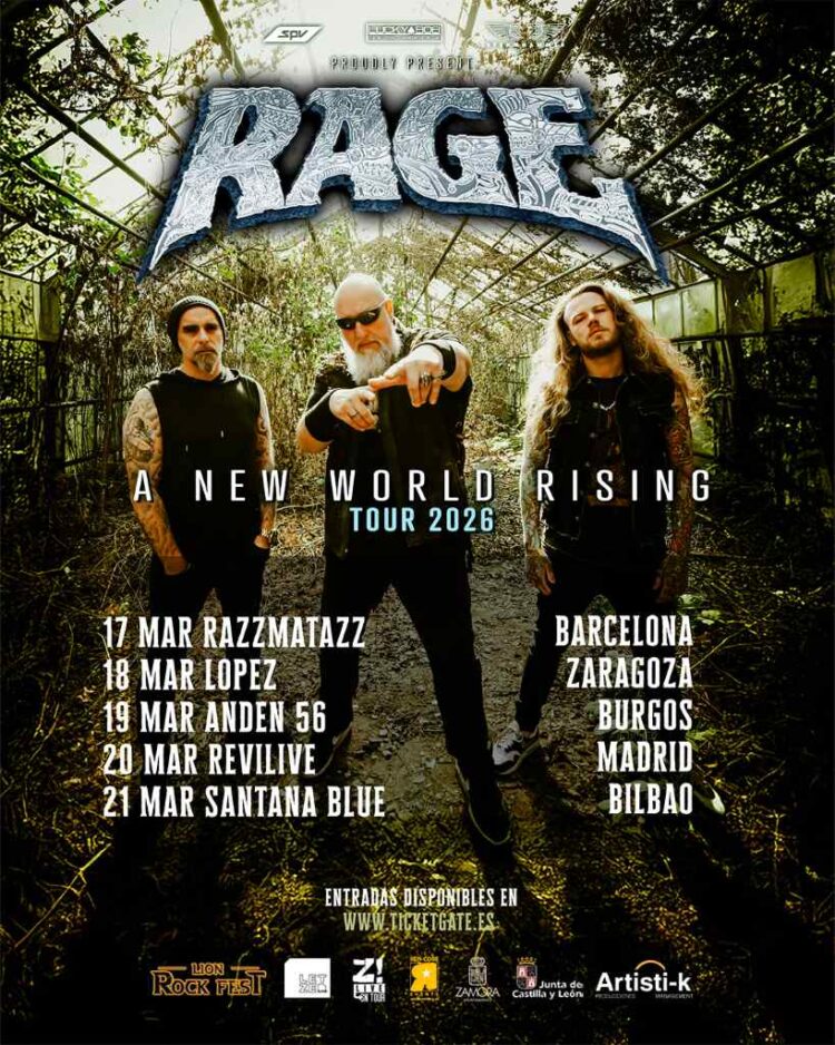Rage, bandas invitadas y horarios para su gira por España 2026 ...