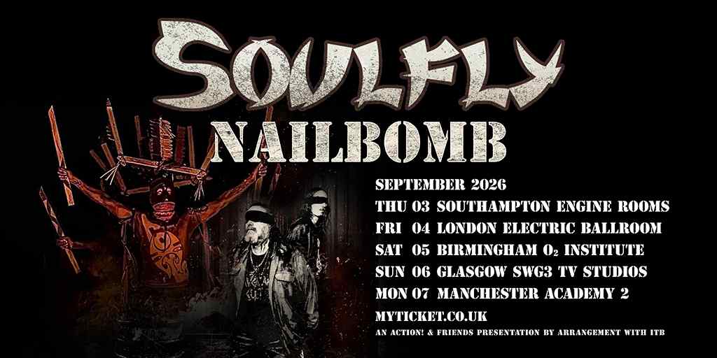 Max Cavalera, reunirá a Soulfly y Nailbomb en una gira demoledora